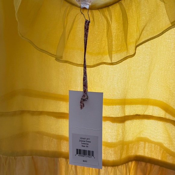 LoveShackFancy Joanne Yellow Maxi Dress - Picture 9 of 10